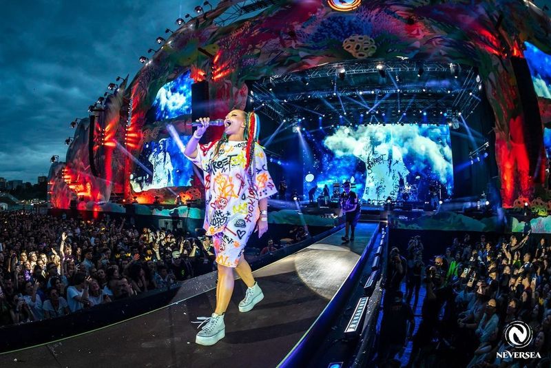 Delia Matache, emoții mari la festivalul Neversea