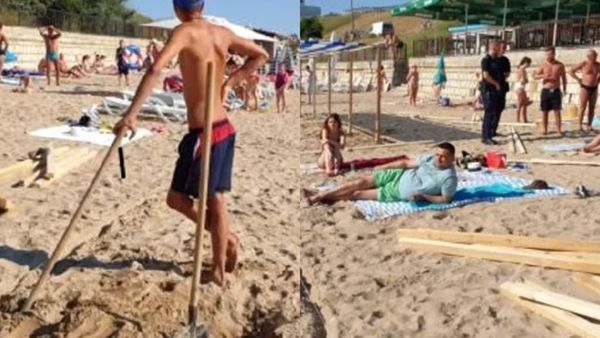 Eforie Sud: Turişti ameninţaţi şi alungaţi de lucrătorii în construcţii: “Au început să sape în jurul nostru”