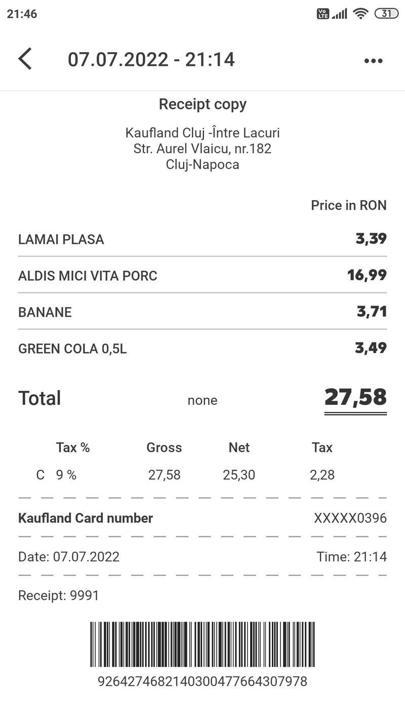 Mici cu viermi, cumpăraţi dintr-un supermarket din Cluj-Napoca