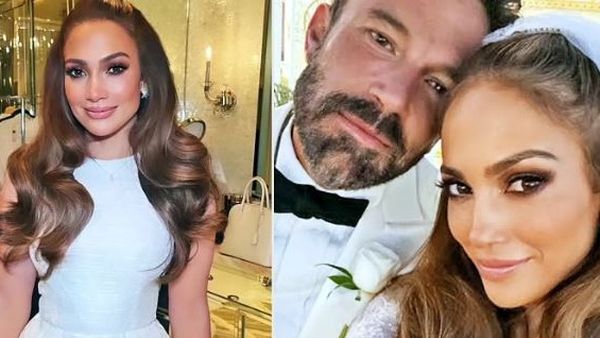 Rochiile pe care Jennifer Lopez le-a purtat la nunta ei din Las Vegas cu Ben Affleck
