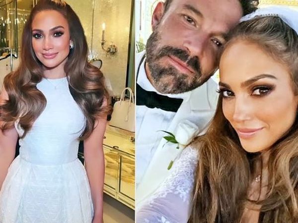 Rochiile pe care Jennifer Lopez le-a purtat la nunta ei din Las Vegas cu Ben Affleck