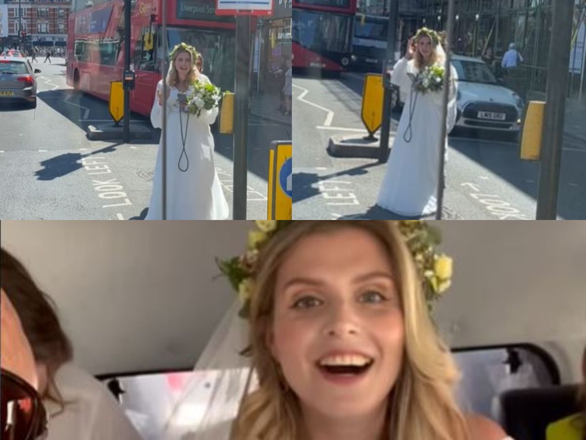 Video: O mireasă a făcut autostopul pentru a ajunge la propria nuntă: „Era foarte afectată”