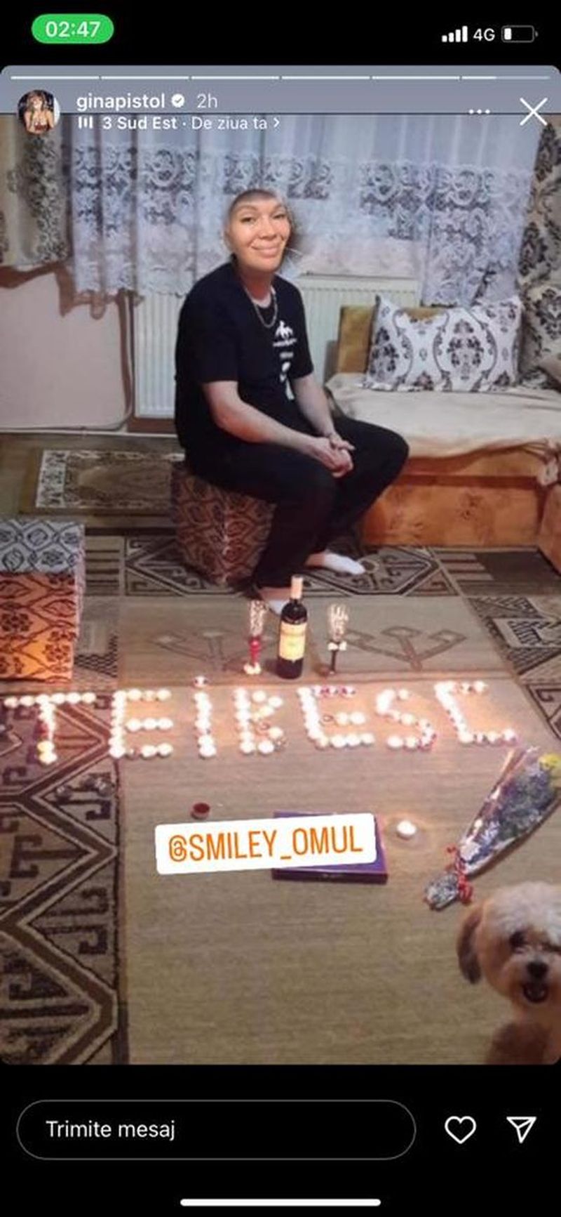 Cum și-a surprins Gina Pistol iubitul de ziua lui?