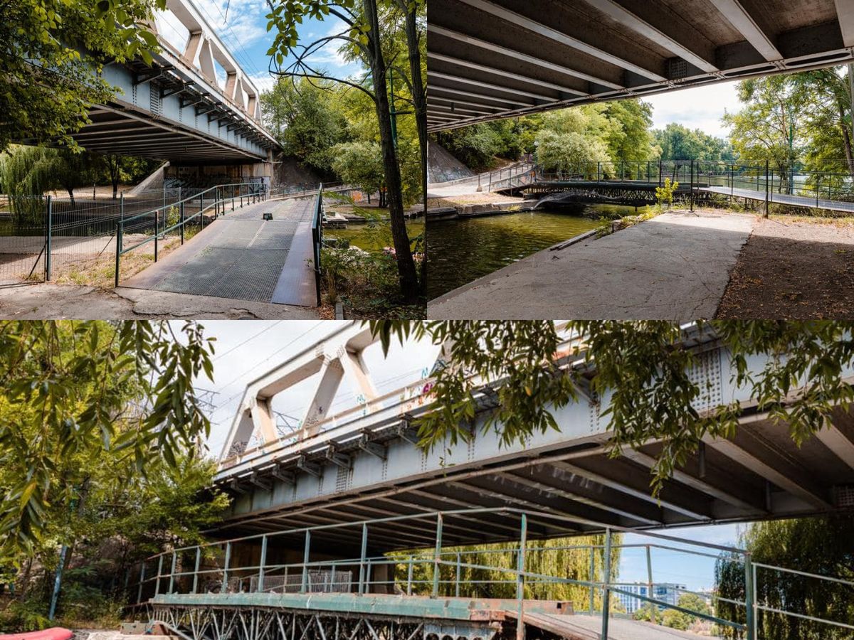 Un pod pietonal mobil va fi construit peste lacul Herăstrău din București