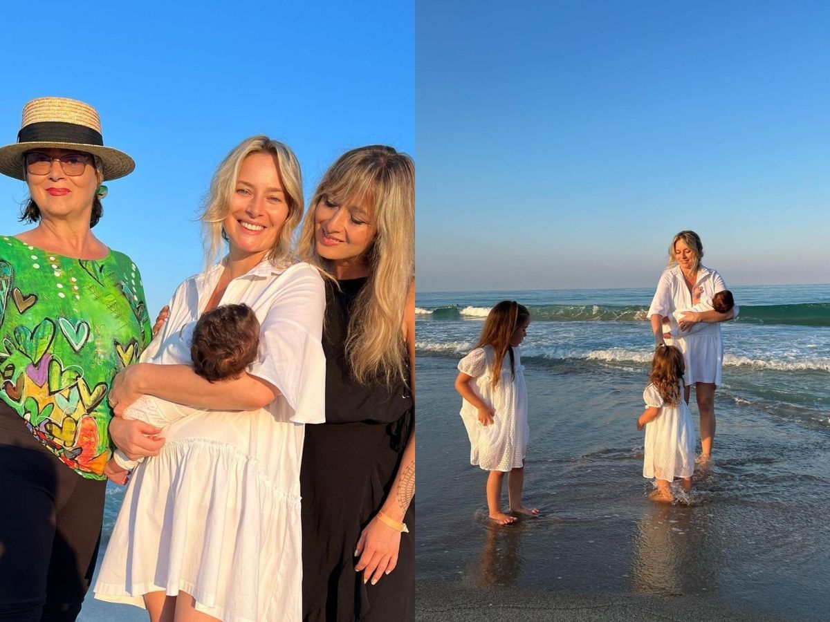 Laura Cosoi,imagini emoționante cu familia sa, la malul mării