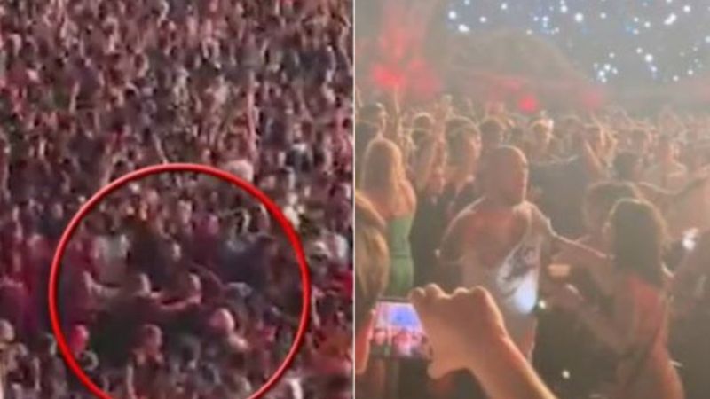 VIDEO: Bătaie la UNTOLD 2022, &icirc;n fața scenei la concertul lui David Guetta! De la ce a pornit scandalul?