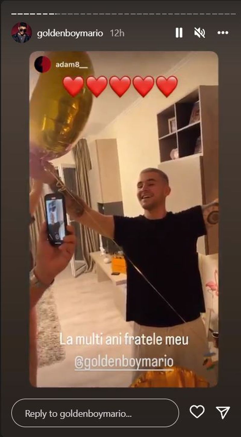 Mario Fresh a împlinit 23 de ani! Urarea emoționantă făcută de Alexia Eram