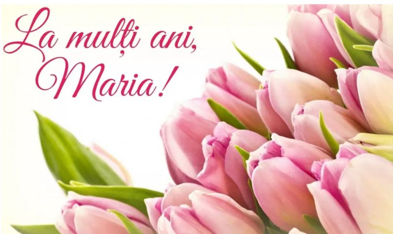Felicitări de Sfânta Maria 2022