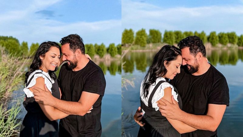 Andra, mai romantică dec&acirc;t te așteptai! Artista i-a făcut soțului cea mai frumoasă declarație de dragoste: &bdquo;Poate veni orice furtună&rdquo;