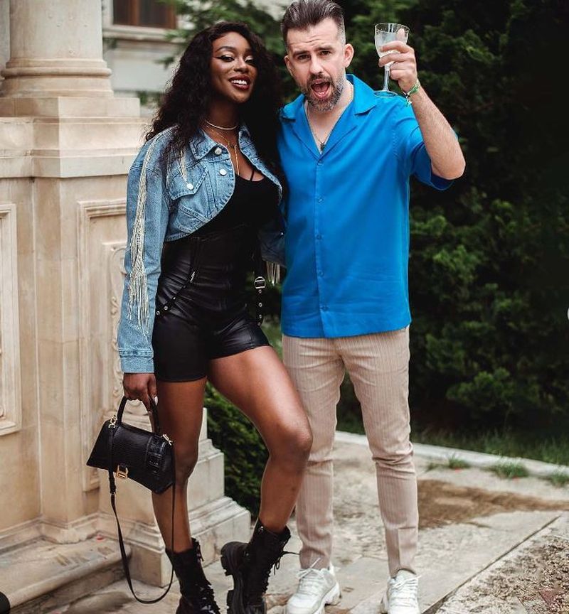 Florin Ristei și Naomi Hedman