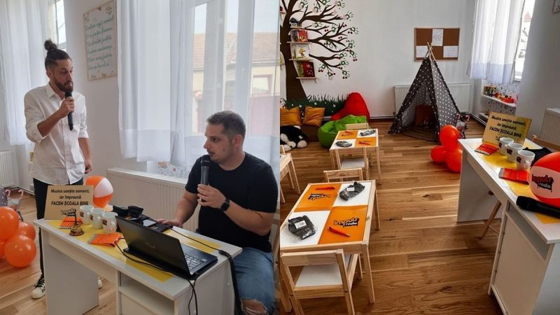 Matinalii Radio Impuls, &icirc;n mijlocul copiilor din Săcădate, &icirc;n prima zi de şcoală