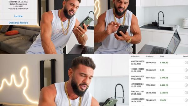 Dorian Popa, factură colosală la curent. Ce măsuri a luat vloggerul: „Nu mai plătesc tot ceea ce mi se bagă pe sub nas pe motiv că muncesc și am bani”