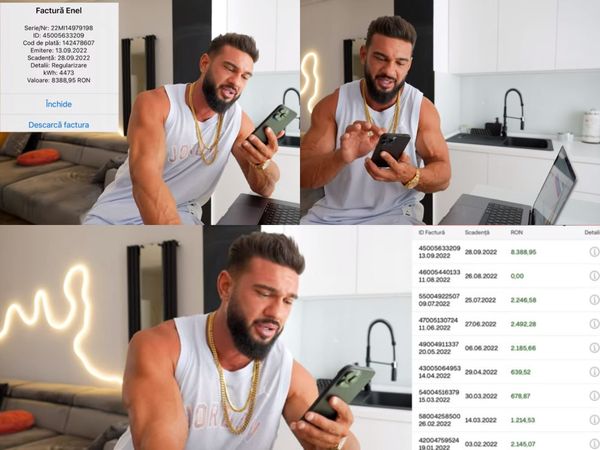Dorian Popa, factură colosală la curent. Ce măsuri a luat vloggerul: &bdquo;Nu mai plătesc tot ceea ce mi se bagă pe sub nas pe motiv că muncesc și am bani&rdquo;