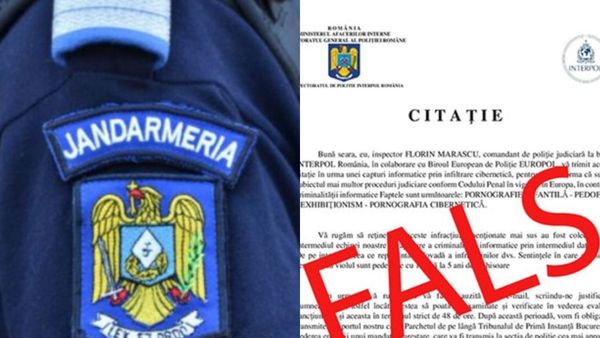 Mesaje false &icirc;n numele Jandarmeriei Rom&acirc;ne, primite de cetățeni! Avertismentul transmis de instituție: &bdquo;Nu accesați link-urile sau fișierele atașate&rdquo;
