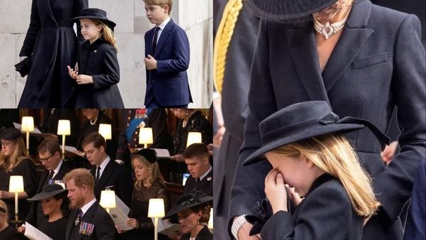 Imaginile emoționante cu Prințesa Charlotte în lacrimi care au făcut înconjurul lumii