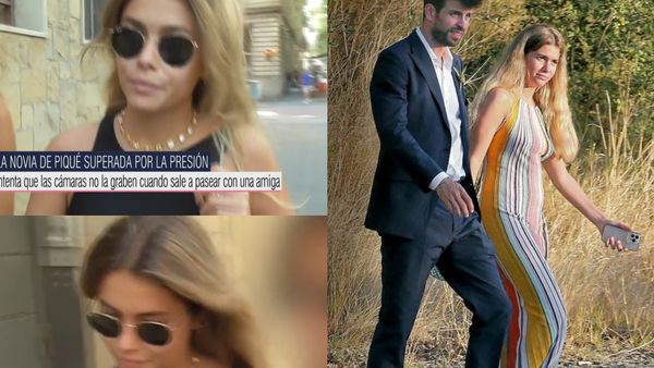 Noua iubită a lui Pique a fost surprinsă pentru prima dată de jurnaliști pe străzile din Barcelona: „Las-o în pace”