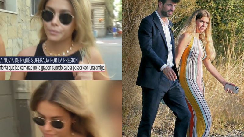 Noua iubită a lui Pique a fost surprinsă pentru prima dată de jurnaliști pe străzile din Barcelona: &bdquo;Las-o &icirc;n pace&rdquo;