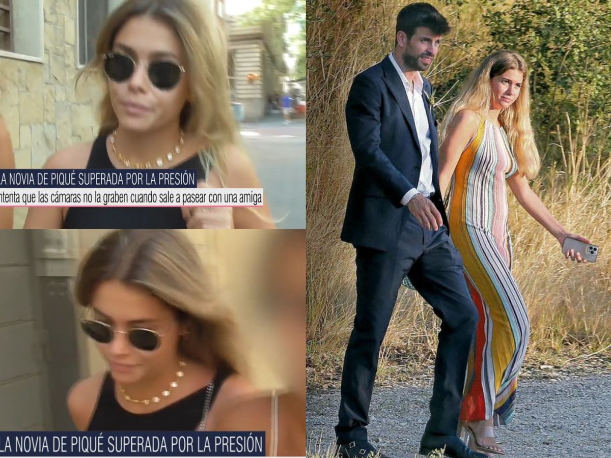 Noua iubită a lui Pique a fost surprinsă pentru prima dată de jurnaliști pe străzile din Barcelona: „Las-o în pace”