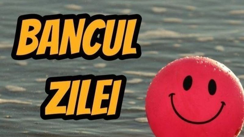 Bancul zilei de luni, 3 octombrie 2022: După o ploaie serioasă, la intrarea unui bar era o băltoacă mare: &bdquo;Ce faci aici, tataie?&rdquo;