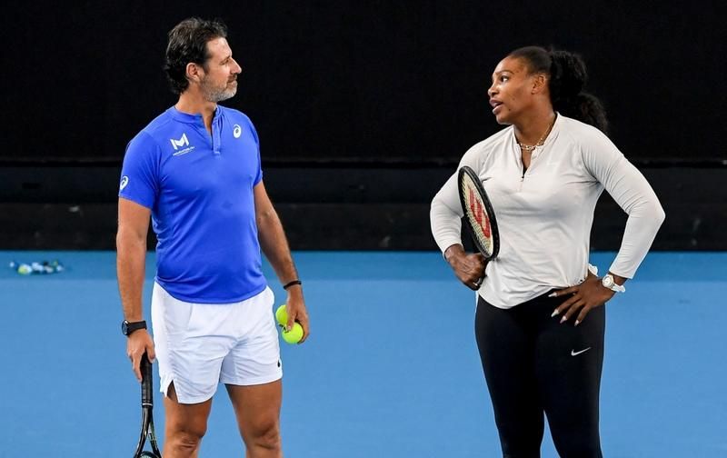 Patrick Mouratoglou  și Serena Williams