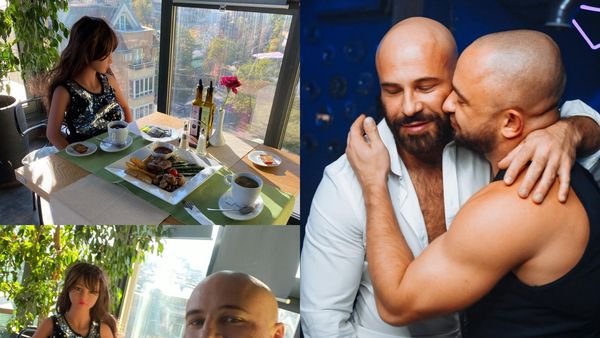 Culturistul care s-a căsătorit cu o păpușă s-a fotografiat cu un bărbat: &bdquo;Rareori le deranjează&rdquo;