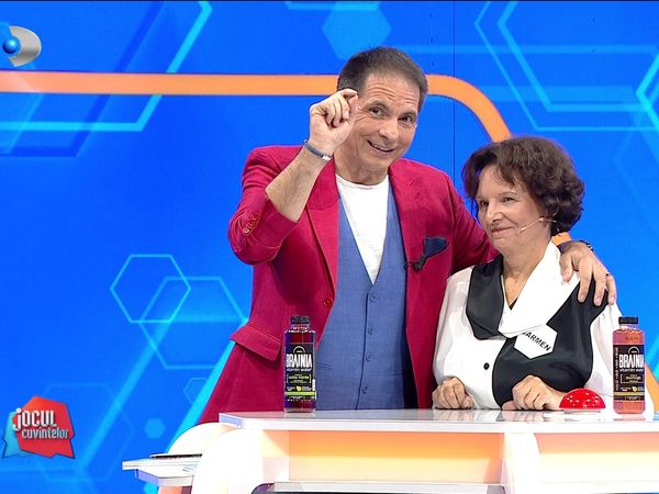 O pensionară a c&acirc;știgat 9.100 de lei la &ldquo;Jocul cuvintelor cu Dan Negru&rdquo;:  &bdquo;Carmen, ai fost extraordinara!&rdquo;