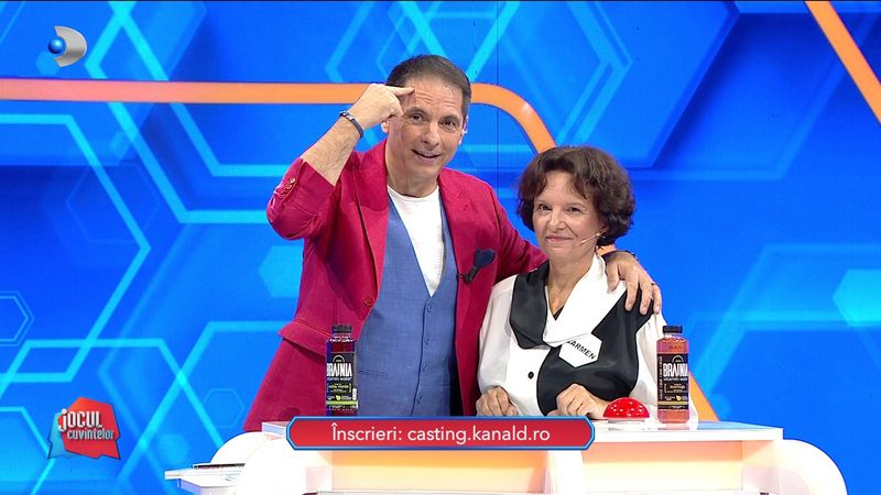 O pensionara a castigat aseara 9.100 de lei la “Jocul cuvintelor cu Dan Negru”:  „Carmen, ai fost extraordinara!”