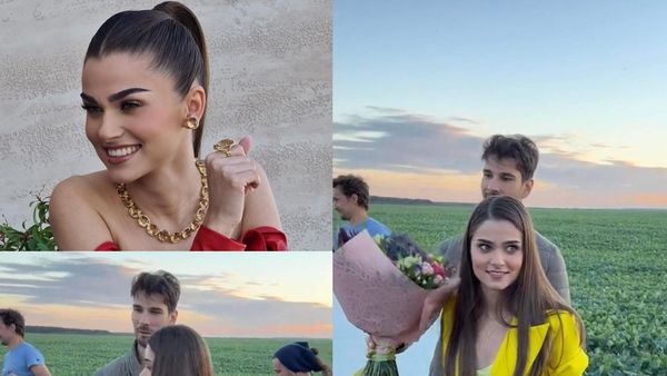 Anghel Damian, gest romantic pentru iubita lui. Regizorul a surprins-o pe Theo Rose pe platourile de filmare