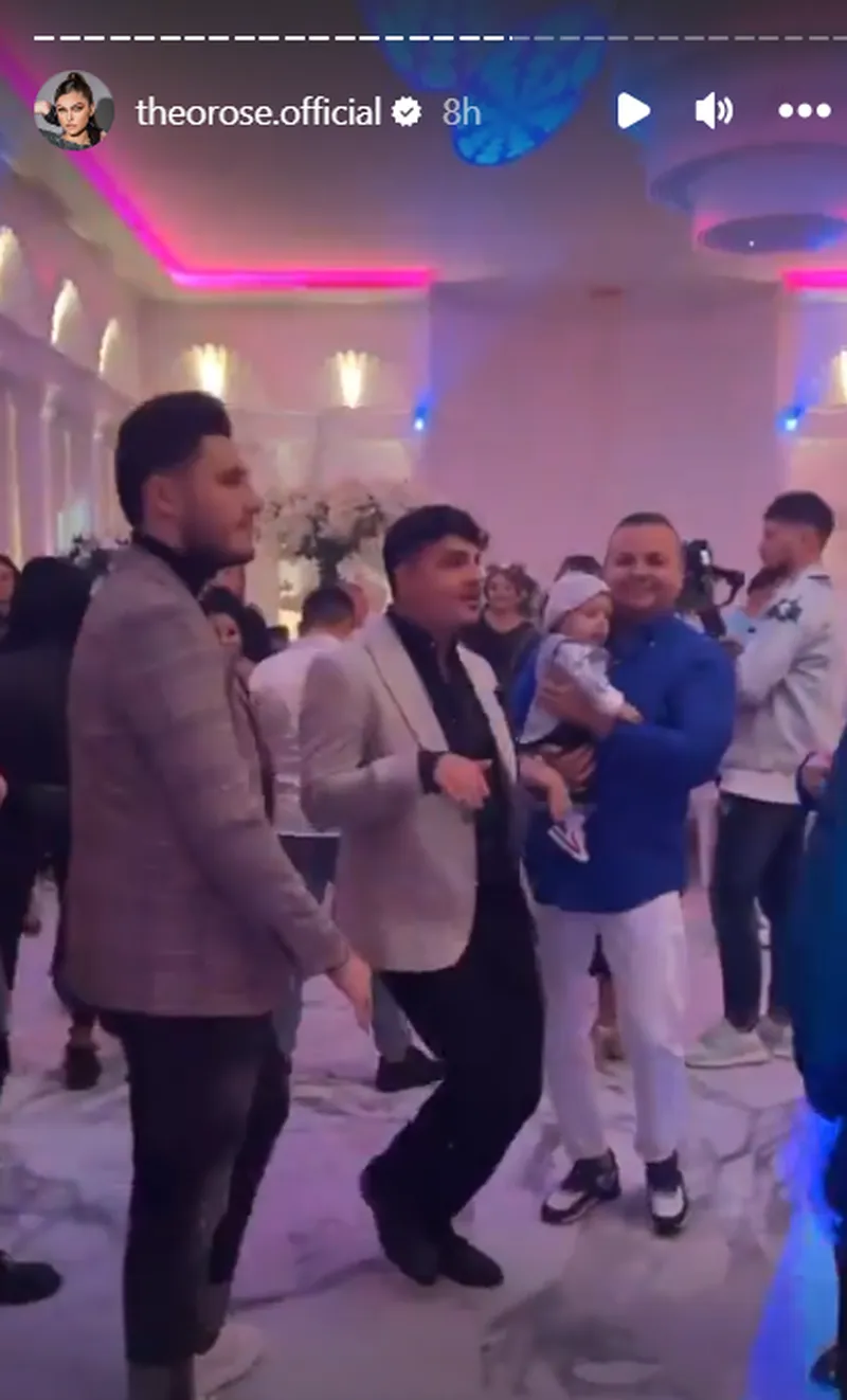 Theo Rose și Alex Leonte din nou împreună! Cei doi au fost nașii de botez ai unui băiețel