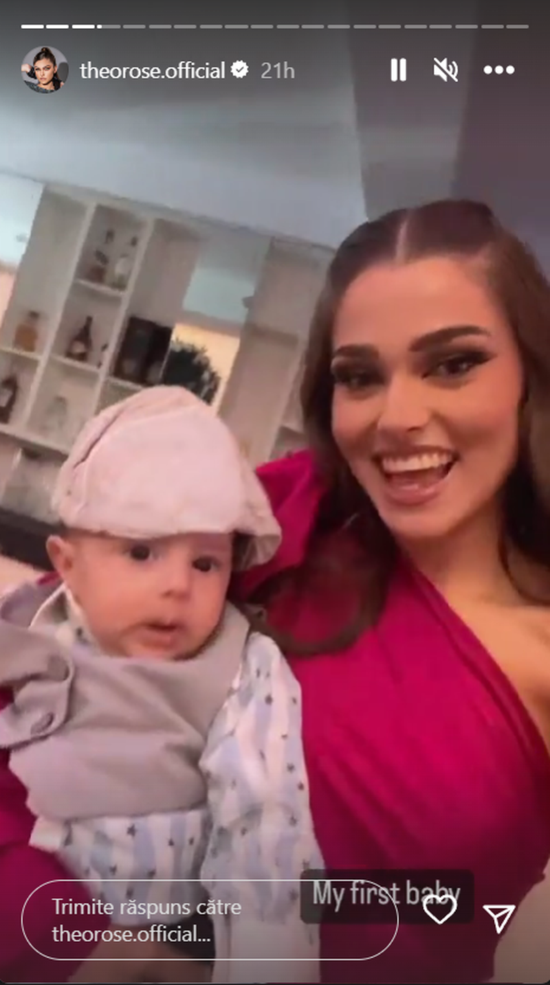 Theo Rose și Alex Leonte din nou împreună! Cei doi au fost nașii de botez ai unui băiețel