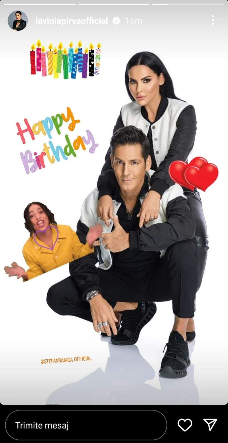 Ștefan Bănică Jr. și-a sărbătorit ziua de naștere. Ce mesaj i-a transmis Lavinia Pîrva?