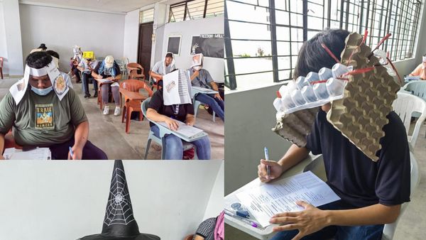 Ideea inedită a unor studenți la inginerie a devenit virală! Au purtat pălării anti-copiat la un examen