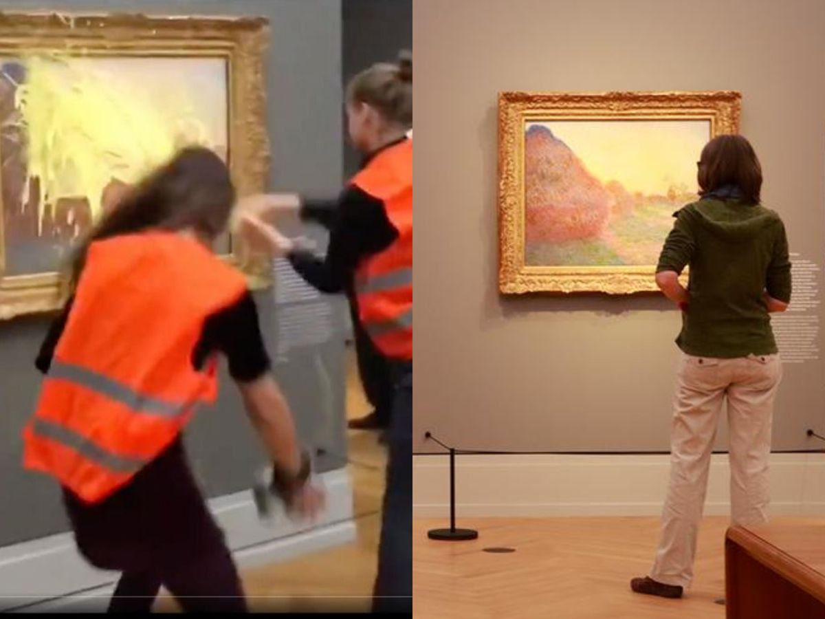 Tablou de Monet, vandalizat cu piure de cartofi în Germania