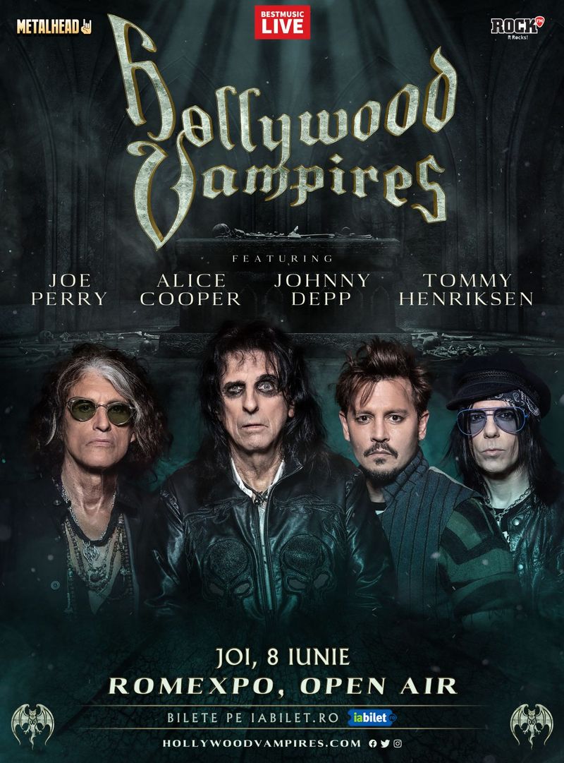Hollywood Vampires concertează la Romexpo în 2023