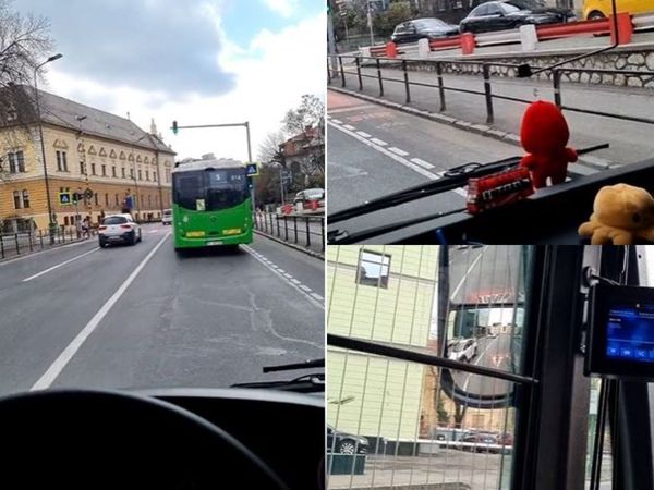 VIDEO: Un șofer din Brașov, avertisment neașteptat pentru călători: &bdquo;Aveţi grijă cum vă băgaţi, că eu stau pe TikTok. Treaba voastră, vă riscaţi"