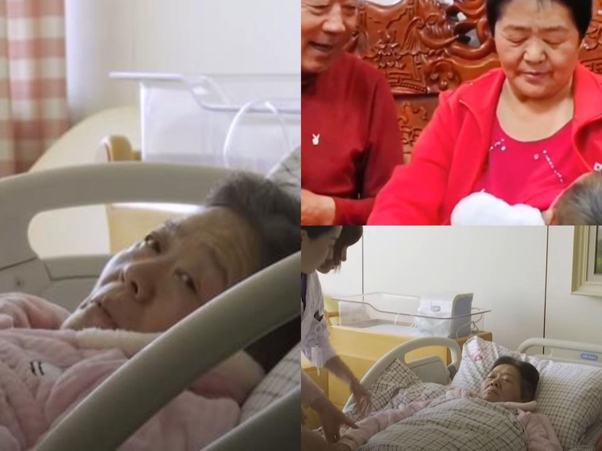 O pensionară de 68 de ani a născut natural o fetiță