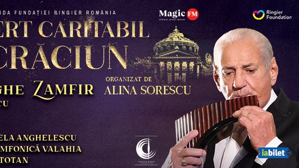 Concert caritabil de Crăciun pe 20 de decembrie, la Ateneul Român