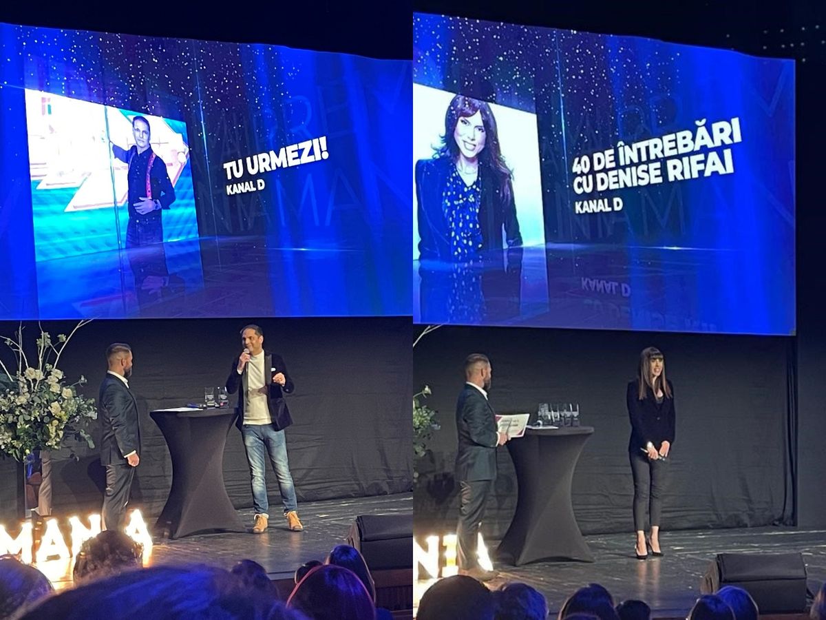 Kanal D a obţinut două premii importante la Gala Premiilor TV Mania 2022   