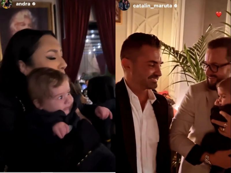 Pepe și-a botezat cu fast fiul! Andra și Cătălin Măruță au fost nașii lui Pepe JR