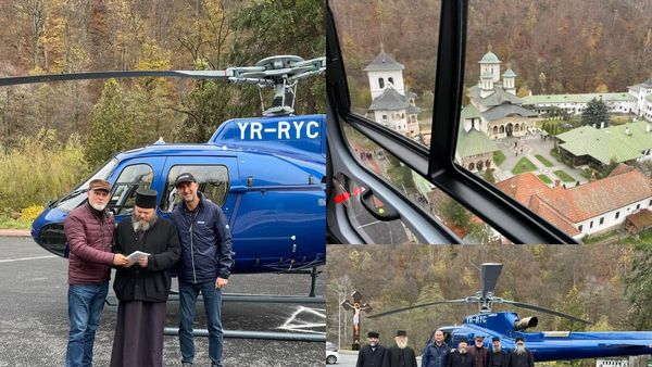 Dimineața Nebună:  A aterizat cu elicopterul la Mănăstirea Lainici: ”Începe să-mi placă amestecul de tehnologie cu duhovnicie” - AUDIO
