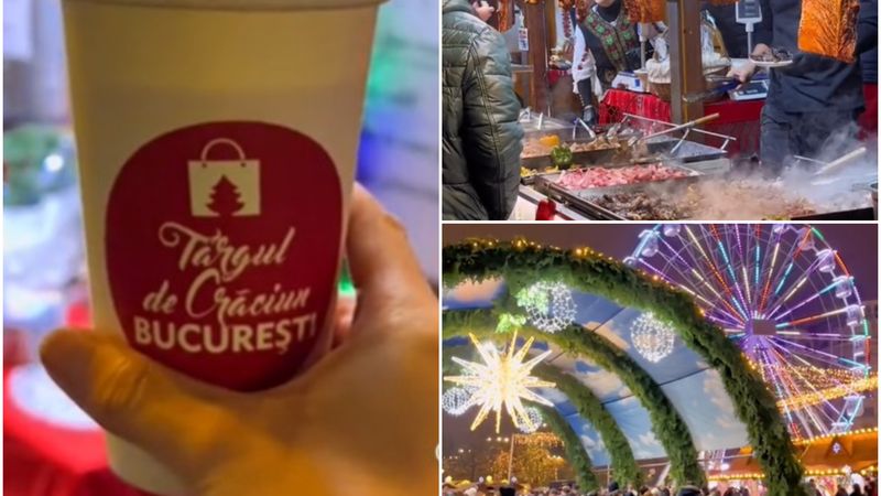 T&acirc;rgul de Crăciun din București s-a deschis &icirc;n Piaţa Constituţiei! Ce &icirc;i așteaptă pe vizitatori
