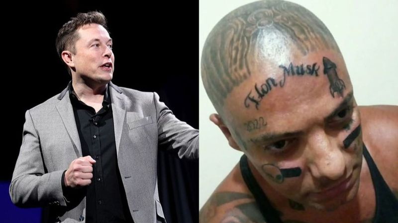 Un influencer  și-a tatuat numele lui Elon Musk pe frunte pentru a merge &icirc;n spațiu: &bdquo;Numele lui va răm&acirc;ne &icirc;n istorie&rdquo;