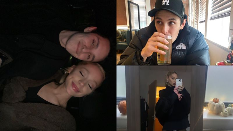 Ariana Grande, fotografie rară alături de soțul ei, Dalton Gomez. Cei doi s-au căsătorit &icirc;n secret anul trecut