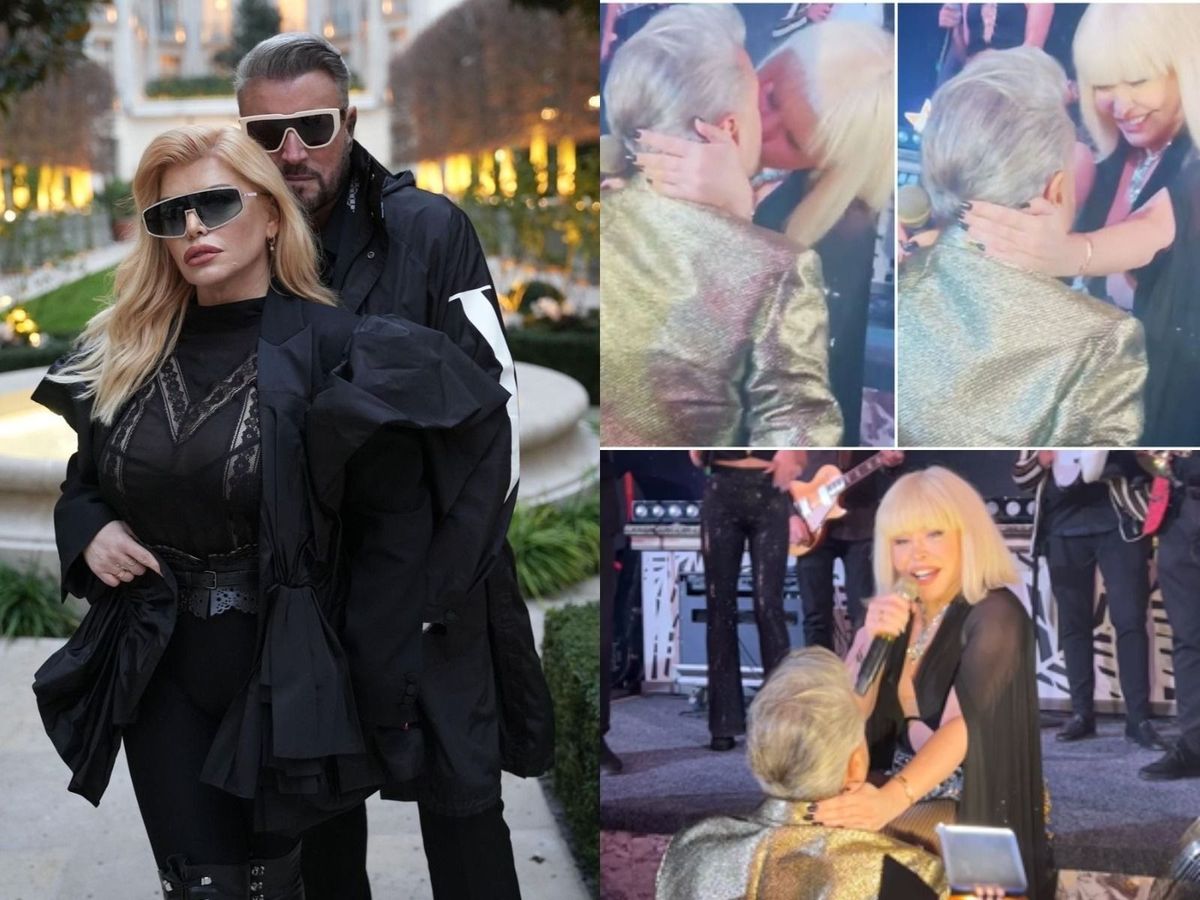 Loredana Groza l-a sărutat pasional pe Cătălin Botezatu