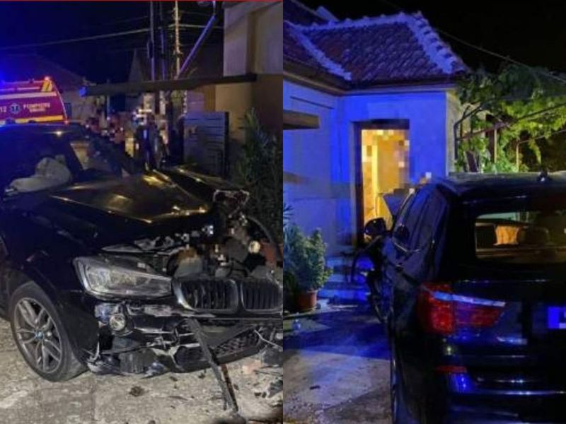 A intrat cu mașina în casa soacrei din răzbunare