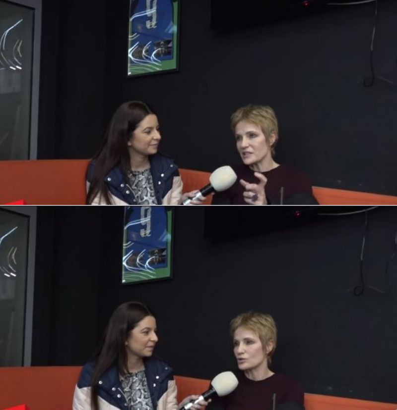 Lia Bugnur spune că nu a vorbit niciodată cu Theo Rose, deși colaborează pentru același proiect: „Ați vorbit de o sarcină?”