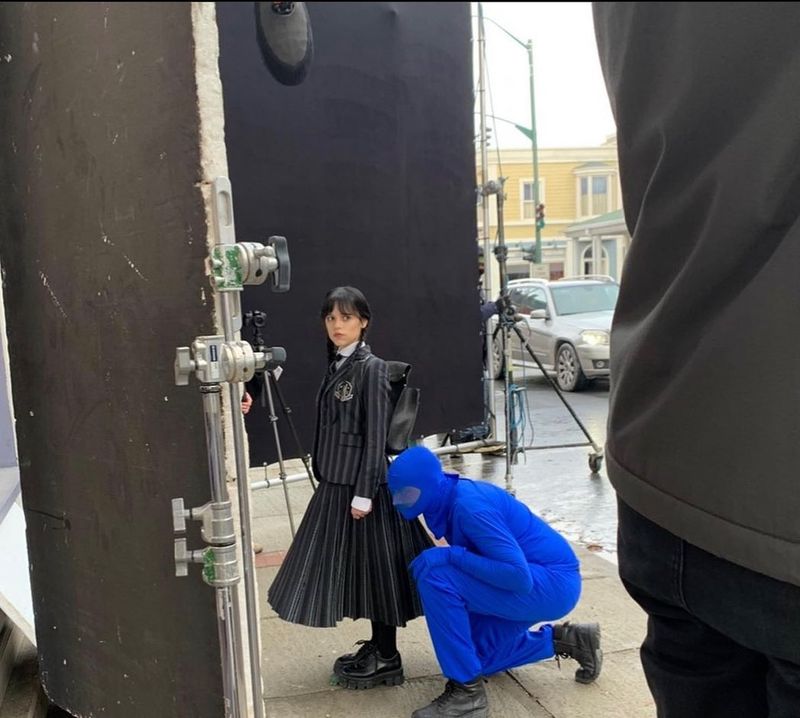 Filmările producției Wednesday