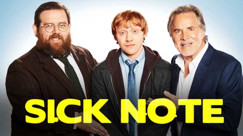 Sick Note, serial de televiziune britanic de comedie neagră, pentru fanii lui Rupert Grint