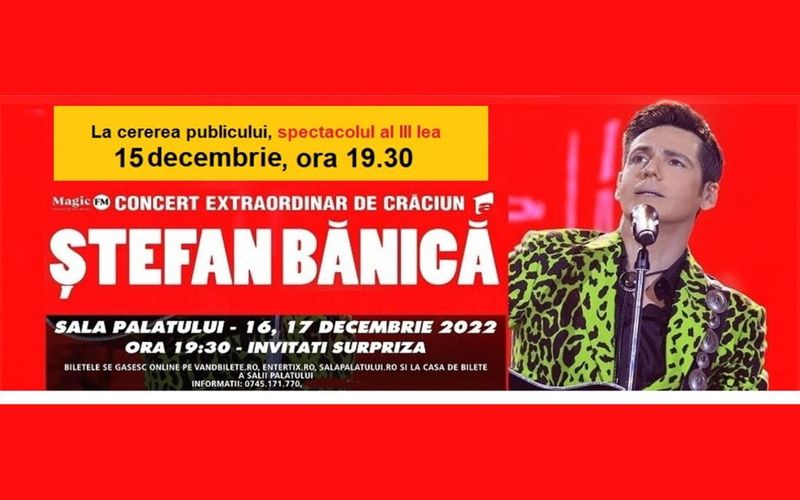  Evenimente pentru perioada 16 - 18 decembrie 2022 în București 