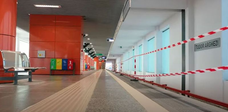 Stația de metrou supraterană din Sectorul 4